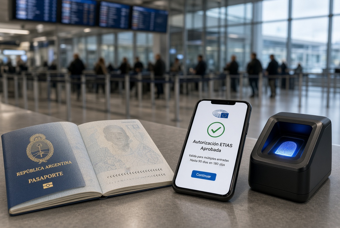 EES y ETIAS 2026- qué cambia para entrar a Europa con pasaporte argentino