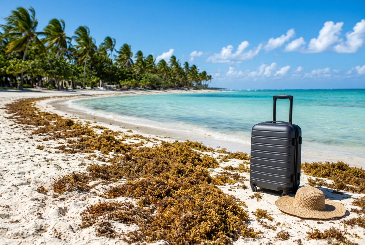 Sargazo en el Caribe 2026- cuándo afecta y cómo planificar tu viaje a Punta Cana o Cancún